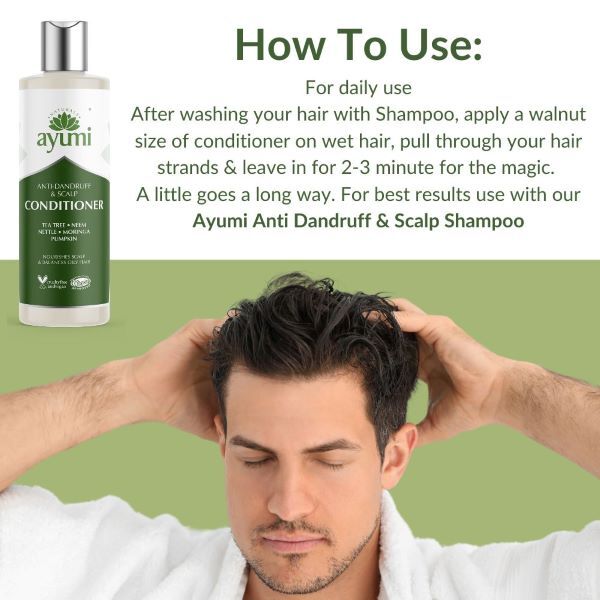 Dúo de champú y acondicionador de neem y árbol de té de Ayumi Naturals