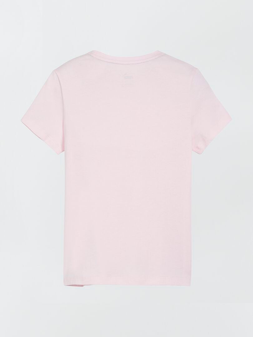 'Puma' katoenen T-shirt - ROZE