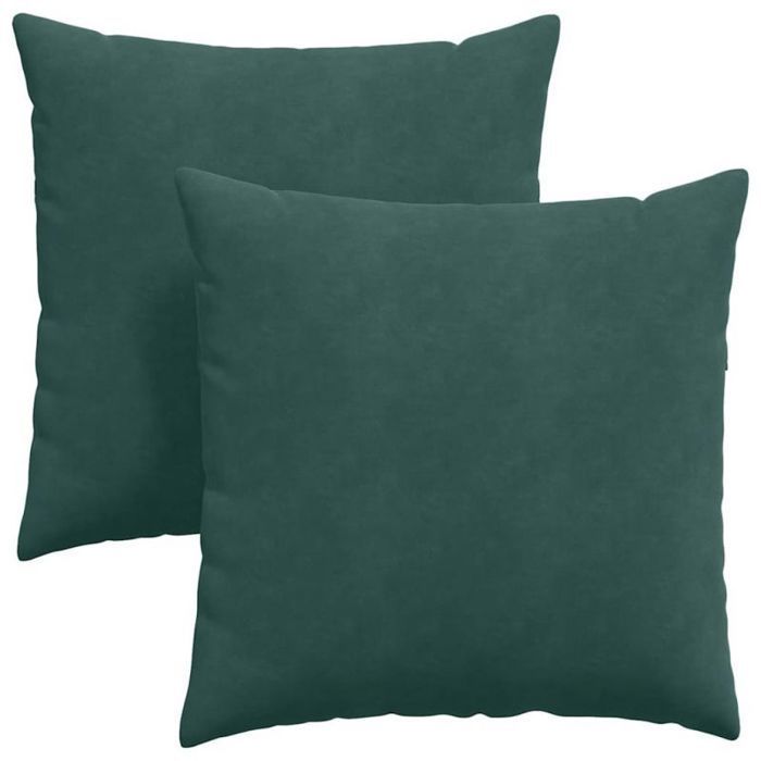 Sofakissen – VIDAXL – 2er-Set, 60 x 60 cm – Cord – Abnehmbare Bezüge – Polyesterfüllung