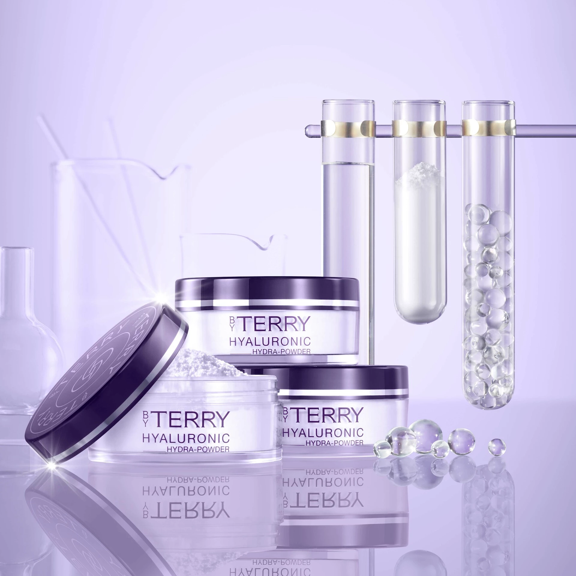 Pudră hialuronică hidratantă - De la Terry