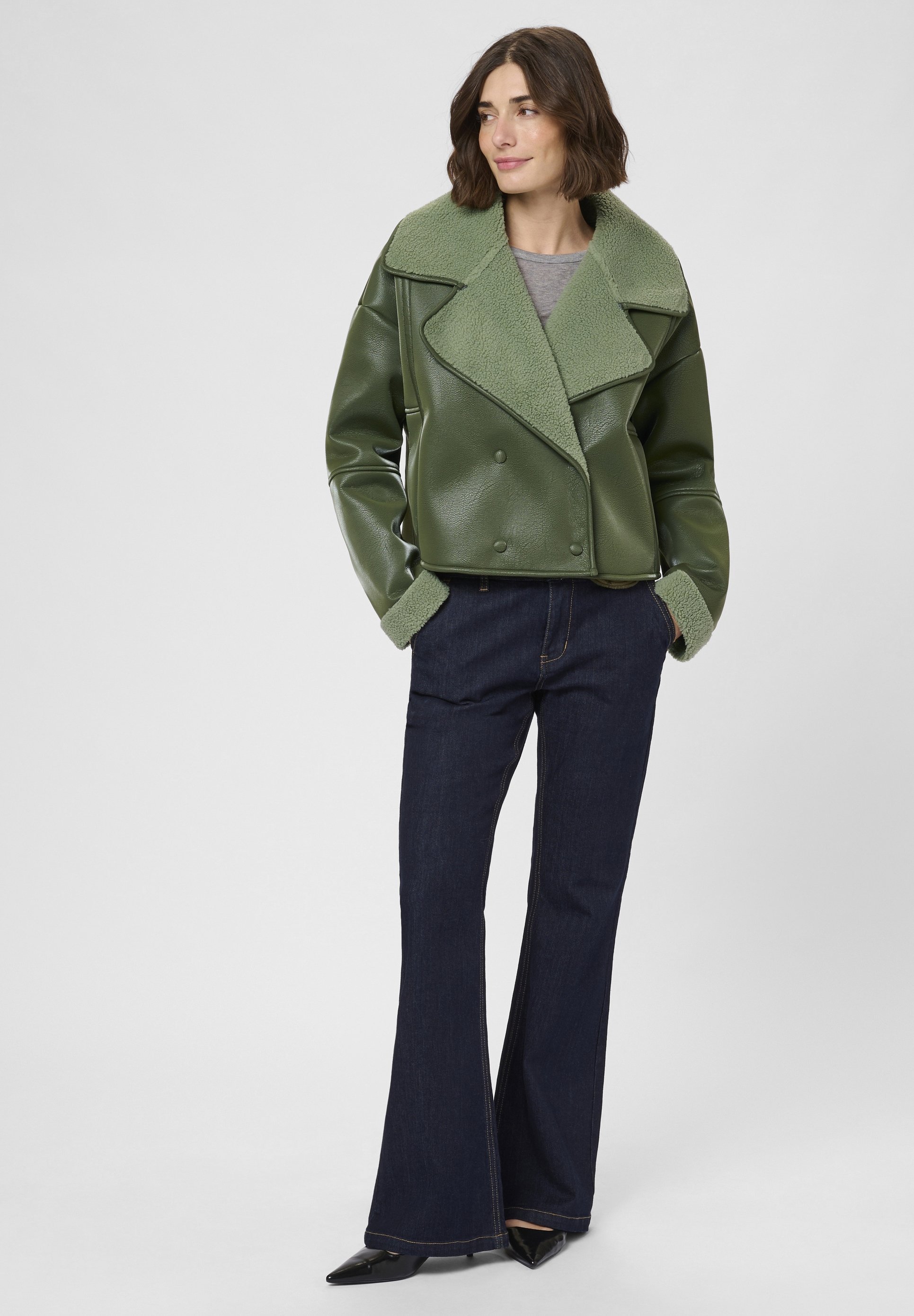Cultuur LENNY - Blazer - geweergroen