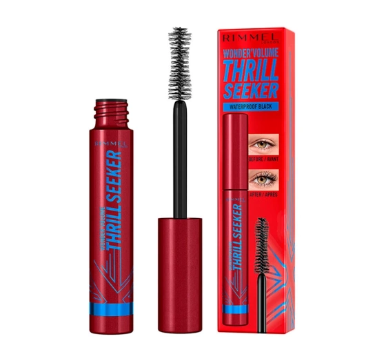 Rimmel Wonder'Volume Thrill Seeker tusz do rzęs waterproof Black 8ml