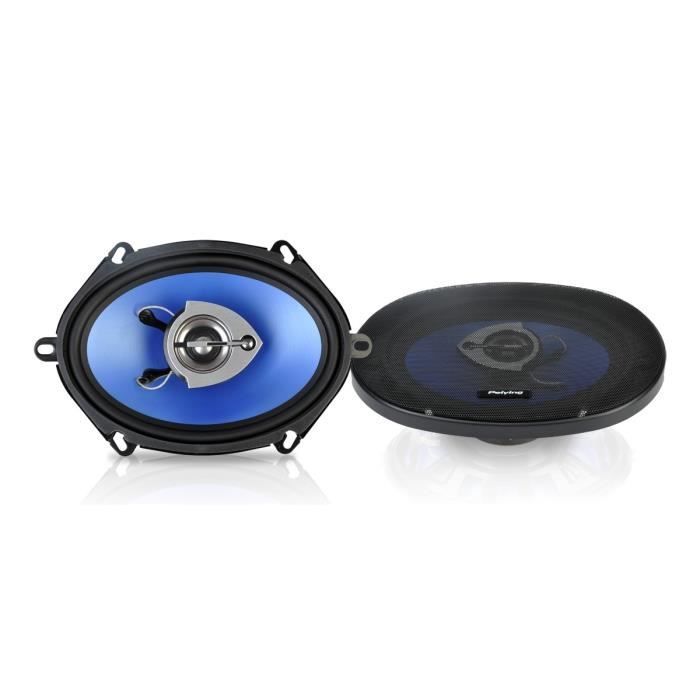 PEIYING AQ572-PY - 5 X 7 - 120W, PAR DE ALTAVOCES COAXIALES DE 3 VÍAS PARA COCHE/ESTANTE PY-AQ572C