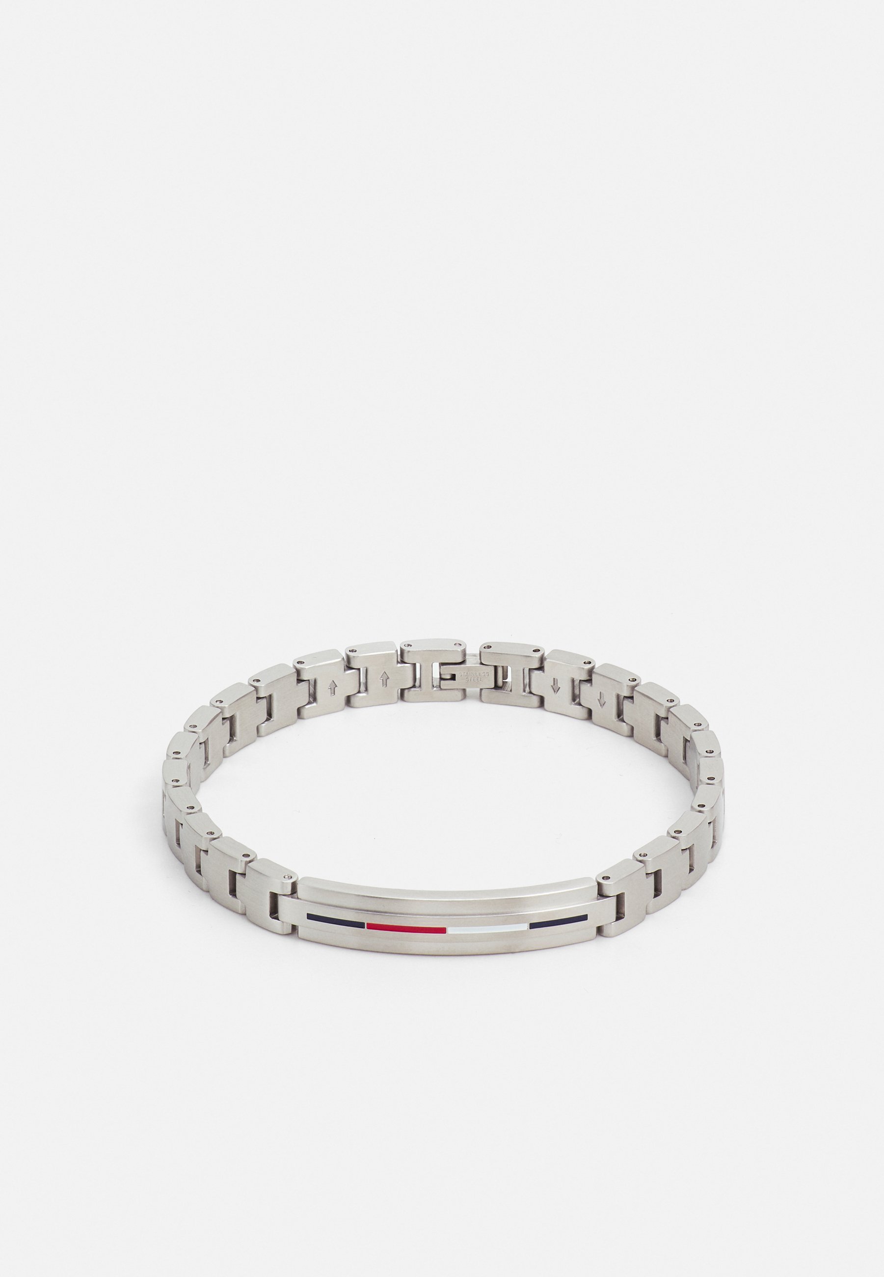Tommy Hilfiger ICONIC BRACELET - Bransoletka - w kolorze srebrnym