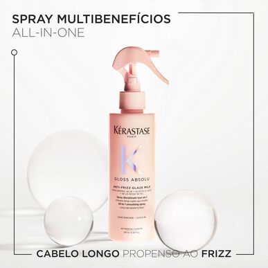 Kérastase Gloss Absolu Anti-Frizz Glaze Milk Spray Smoothing Hair Controls Frizz 190 ml