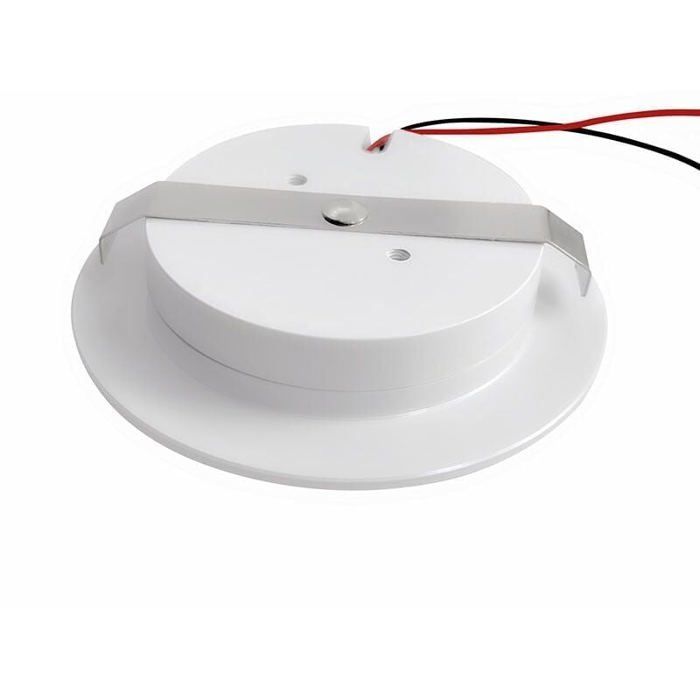 Spot LED Encastrable Mini 55mm, 3W IP54 4000K, Aluminium Blanc pour Salle de Bain Cuisine Meubles