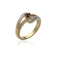 Ring - Bijouxia - Sapphire - 18K Gold Plated - Women's