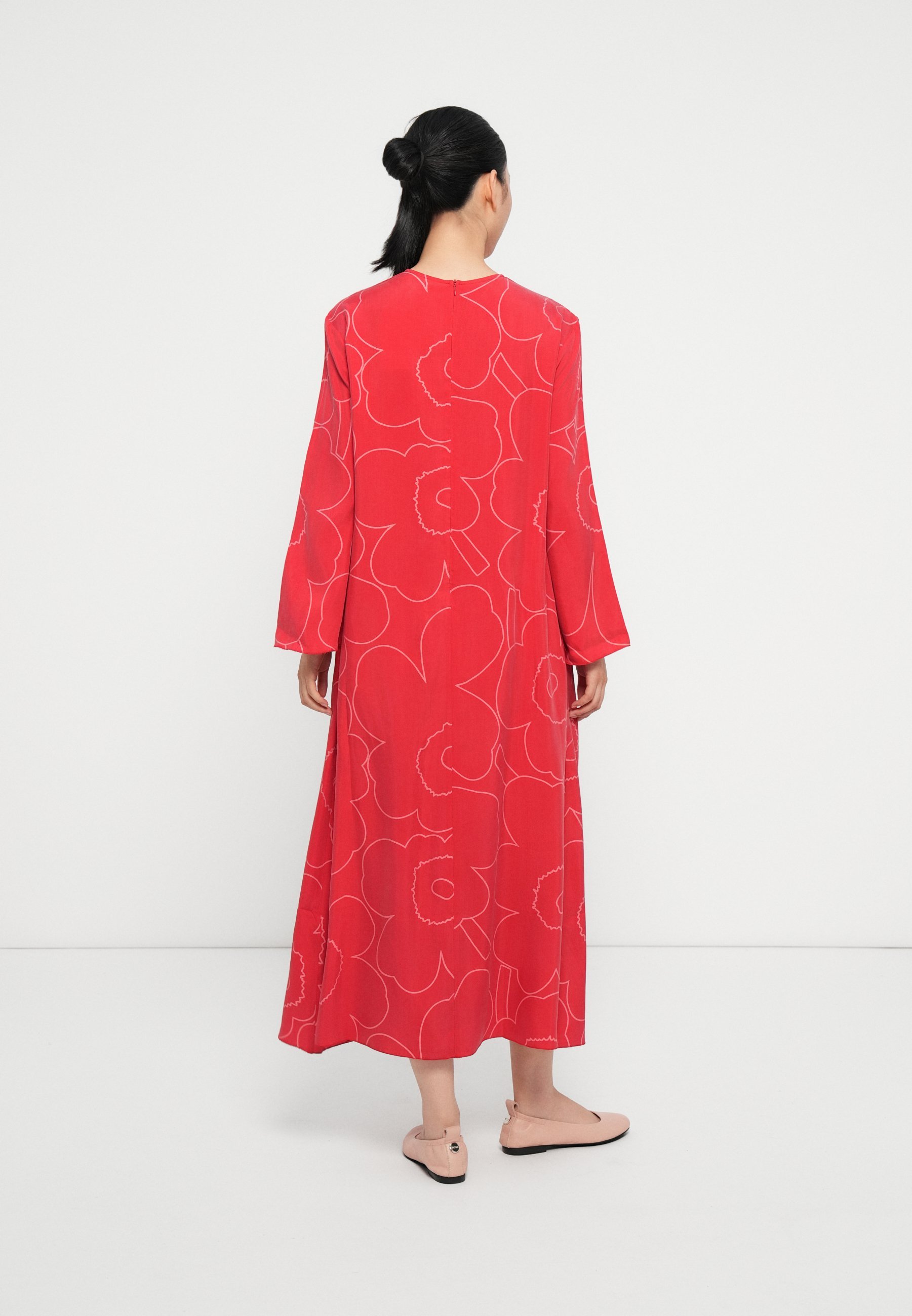 Marimekko FLUIDI PIIRTO UNIKKO - Dagjurk - rood