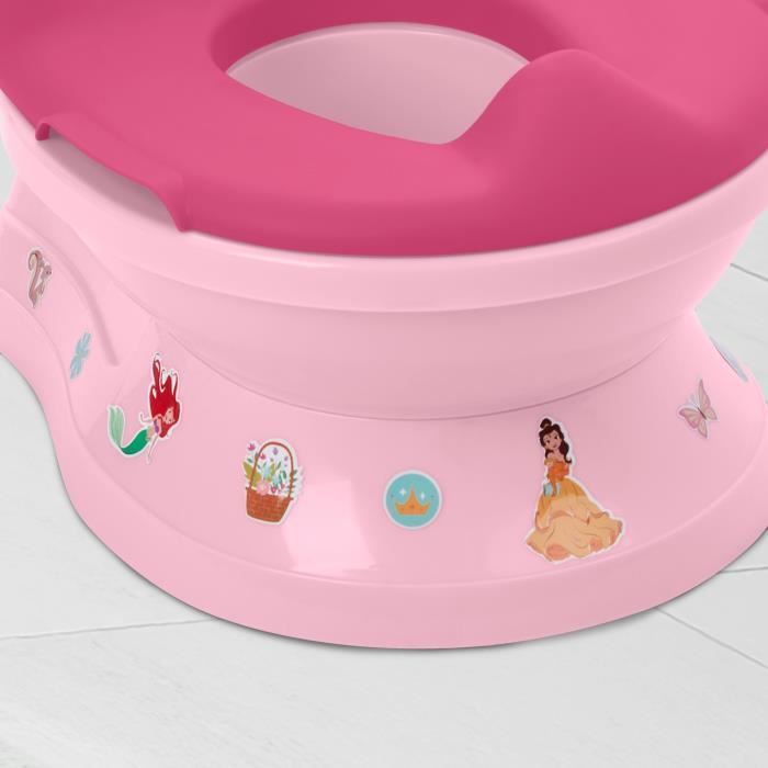 DISNEY BABY - PRINCESSES- Mini toilette avec réducteur de lunette de toilette inclus, 2 en 1, MySize, Pot amovible facile à nettoyer