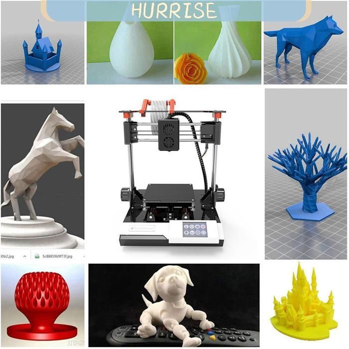 Tbest Stampanti 3D EasyThreed K6 FDM Stampante 3D da tavolo 100 x 100 x 100 Stampante per computer B-UE
