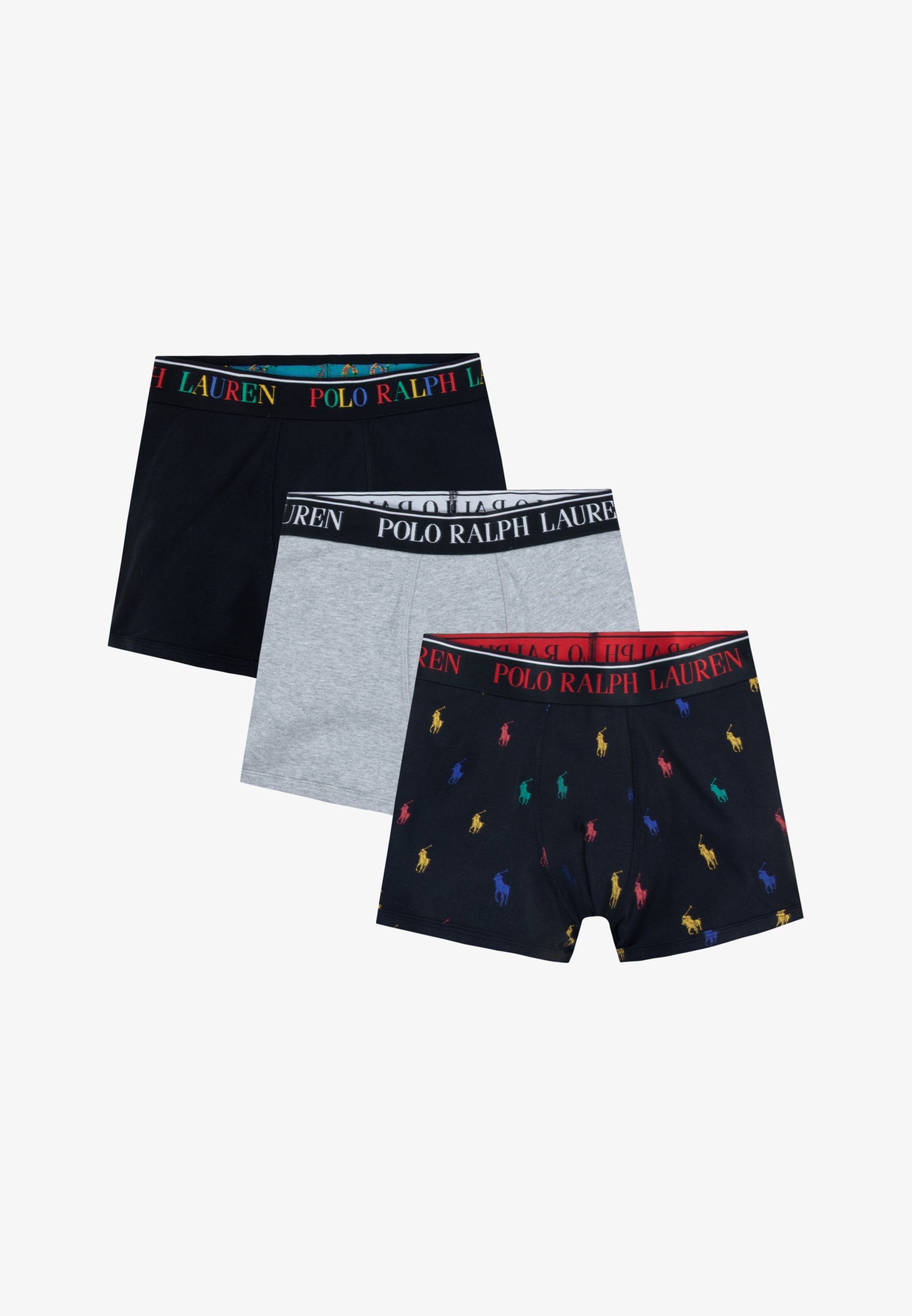 Polo Ralph Lauren STRETCH BRIEF 3-PACK - Broekjes - zwart/andover gemêleerd