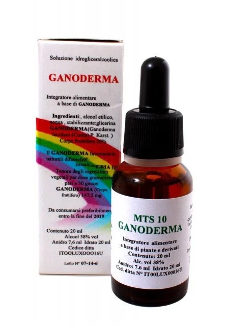 Voedingssupplement met Ganoderma-druppels Mts10 20 ml