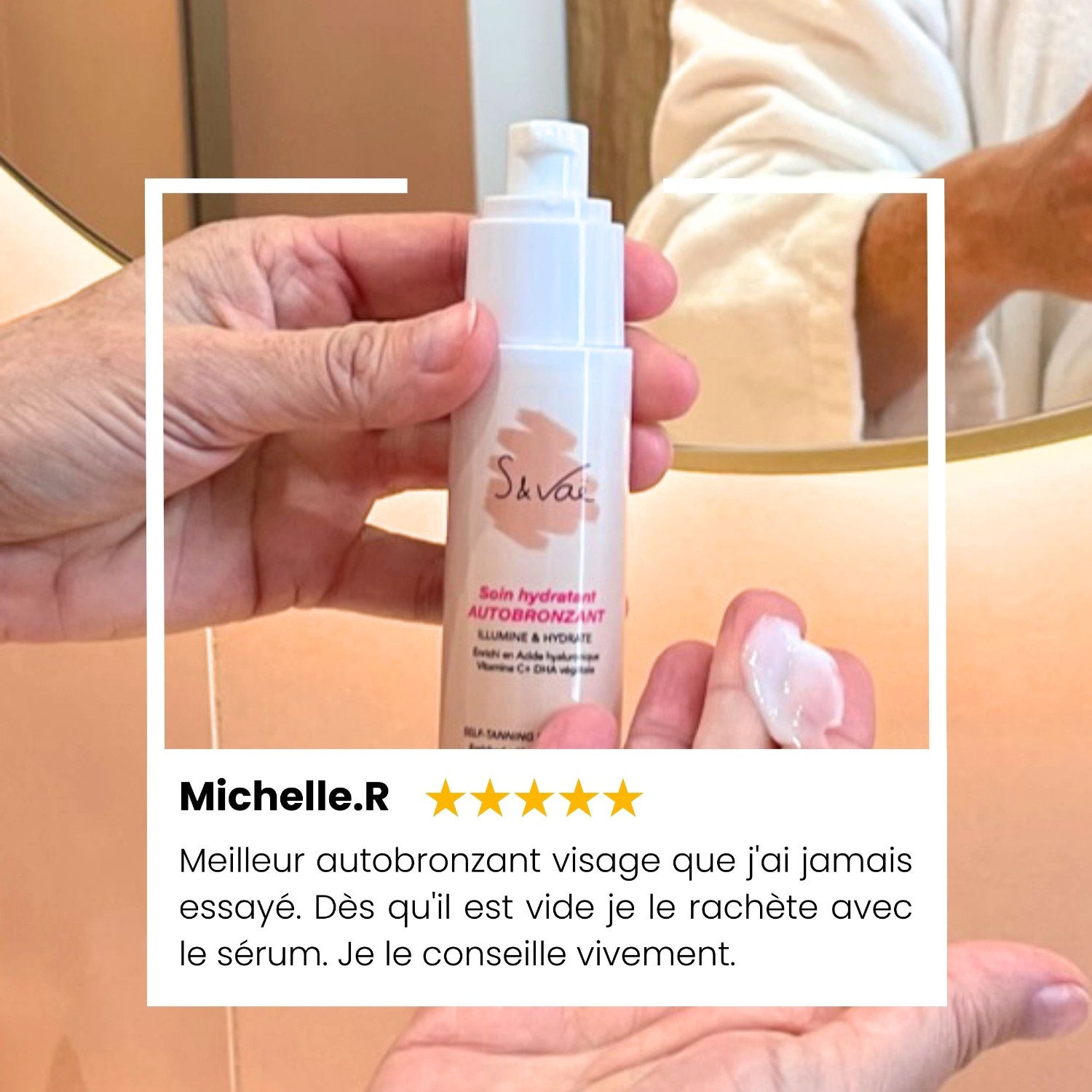 S & Vaë LE SOIN HYDRATANT AUTOBRONZANT - VISAGE