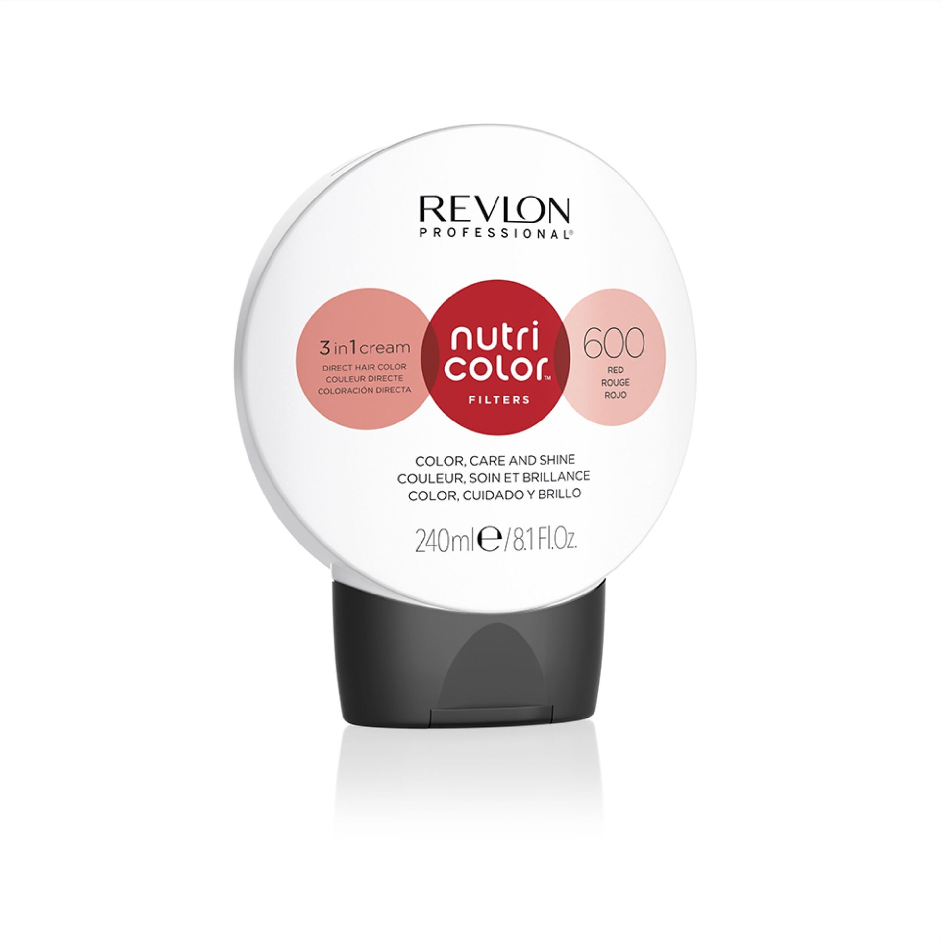 Nutri Color Filters Tonifiere 600 Roșu 240 ml - Revlon Professional