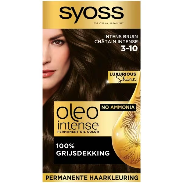 Syoss Oleo Intense 3-10 intensīvi brūna matu krāsa