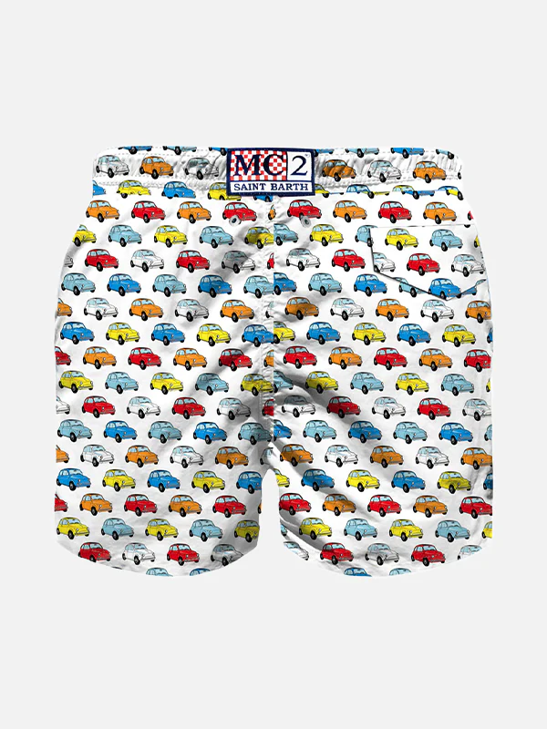 Costume da bagno da bambino con stampa auto Fiat 500 | FIAT© 500 Edizi