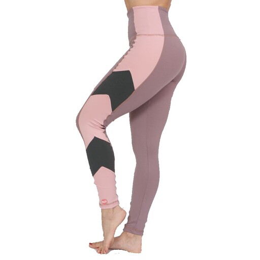 Dam Suplex sportleggings i lila, grått och rosa