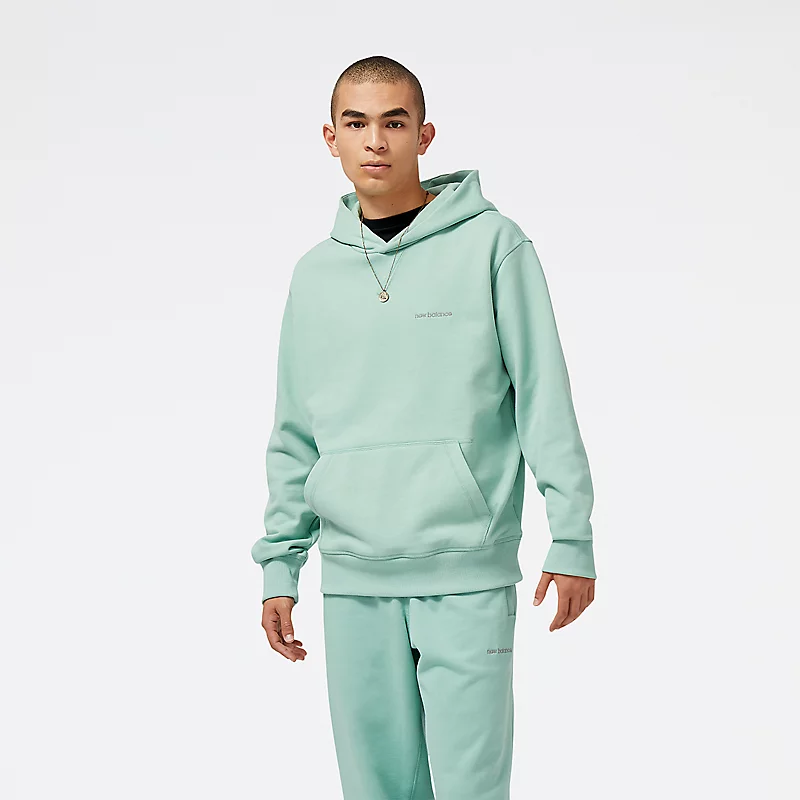 Bluzy z kapturem NB Athletics Nature State dla mężczyzn – SAGE LEAF