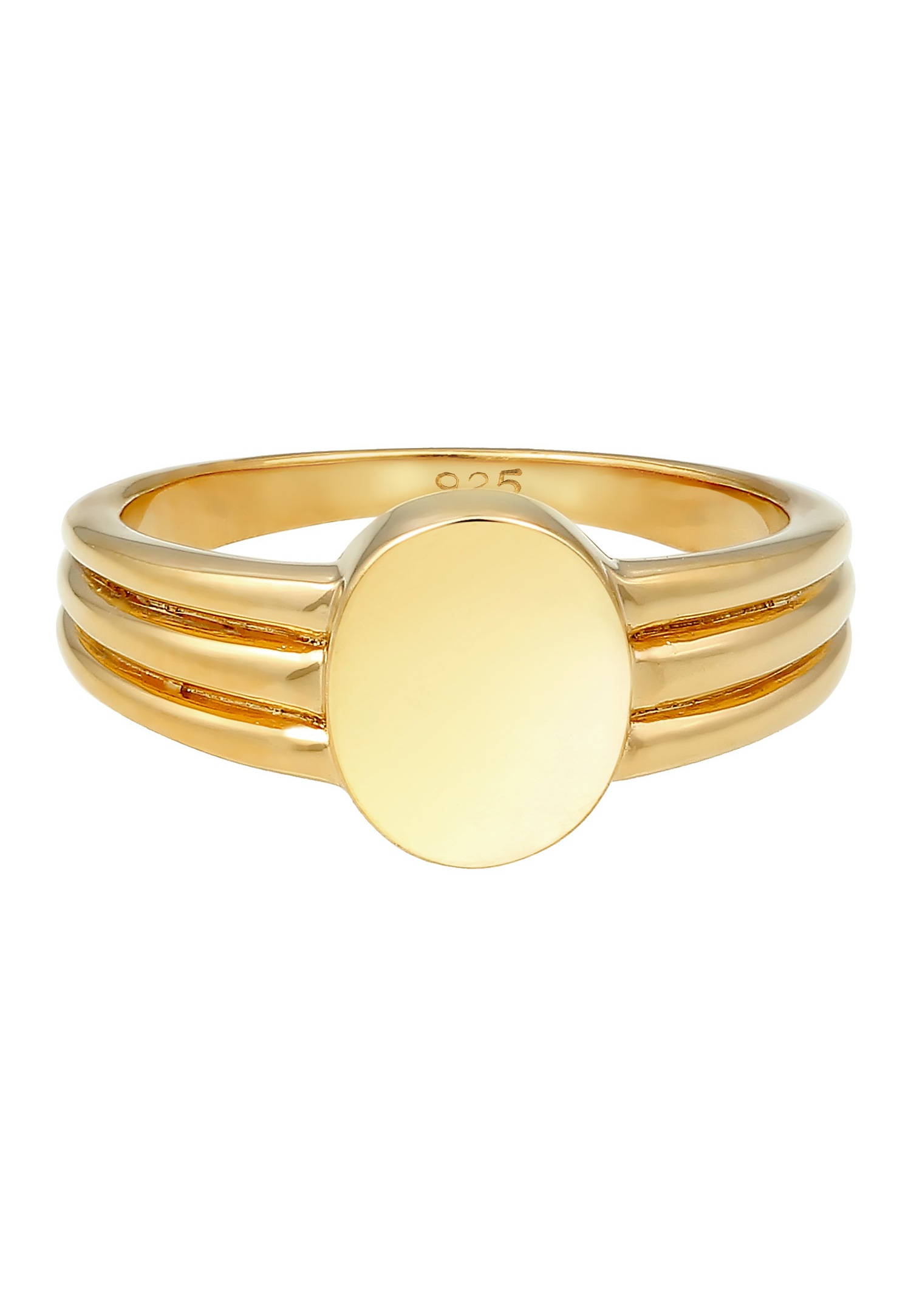 Elli Cercle Basic Géo Bague Femme - (925/1000) Argent