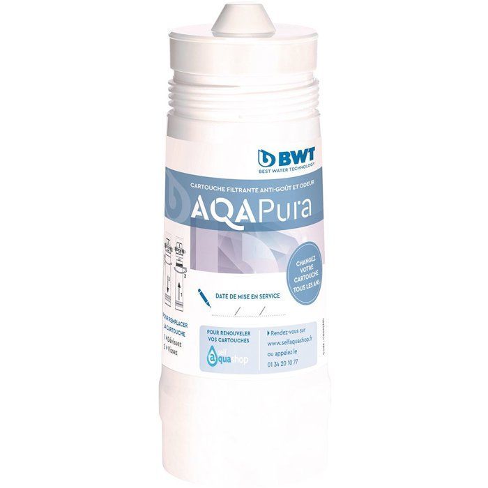 Filtro sottolavello - BWT - AQA-PURA - Ritenzione parziale di PFAS - Capacità 10.000 L/1 anno - Kit completo