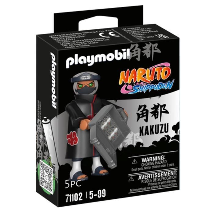 PLAYMOBIL - 71102 - Kakuzu - Naruto Shippuden - 8 pezzi - Multicolore - Personaggio da collezione