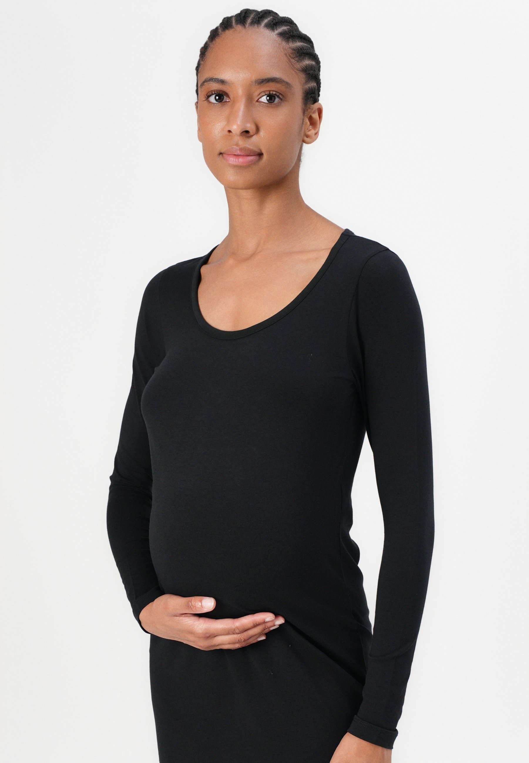 MAMALICIOUS MLKERRIE JURK - Jersey jurk - zwart