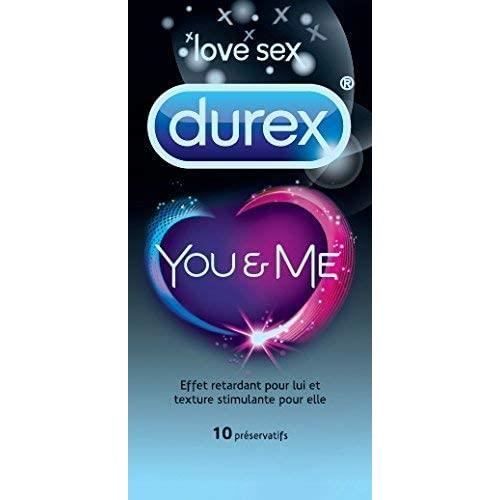 Durex You & Me condooms, 10 condooms, verpakking van 2