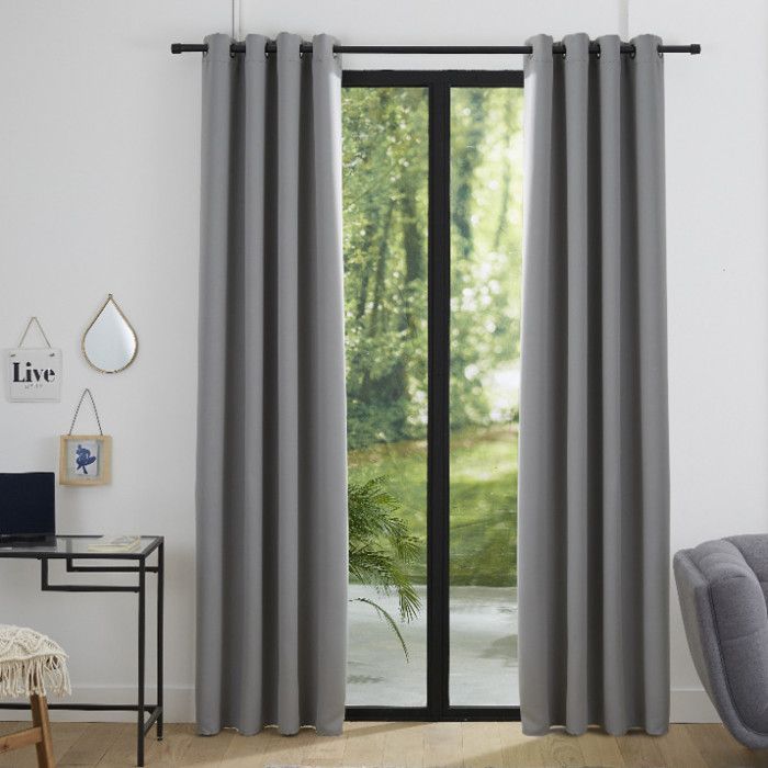 Set di 2 tende oscuranti 140 x 260 cm 
