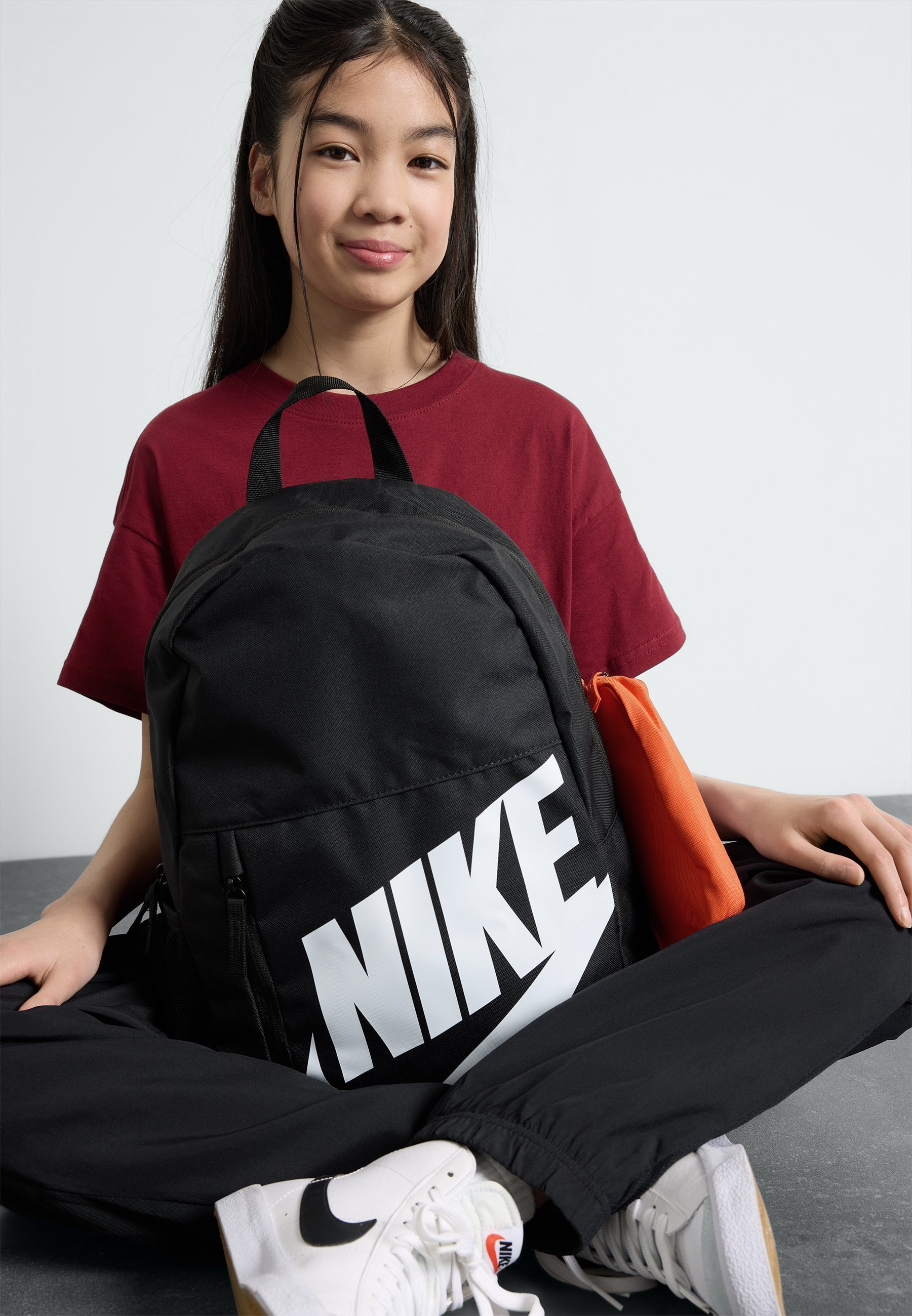 Nike Sportswear ELMNTL UNISEX SET - Rugzak - zwart/oranje/(wit)