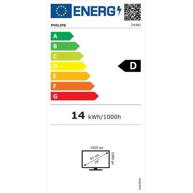 PHILIPS B Line 243B1 - Écran LED - 24