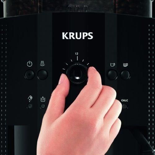 KRUPS Bean-to-Cup Coffee Machine with Grinder – 2 Simultaneous Espresso Cups – Automatic Cleaning – Model EA810870