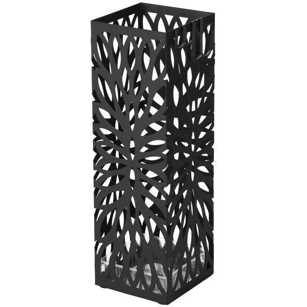 Parasolnik parasole kosz metal czarny abażurowy nowoczesny