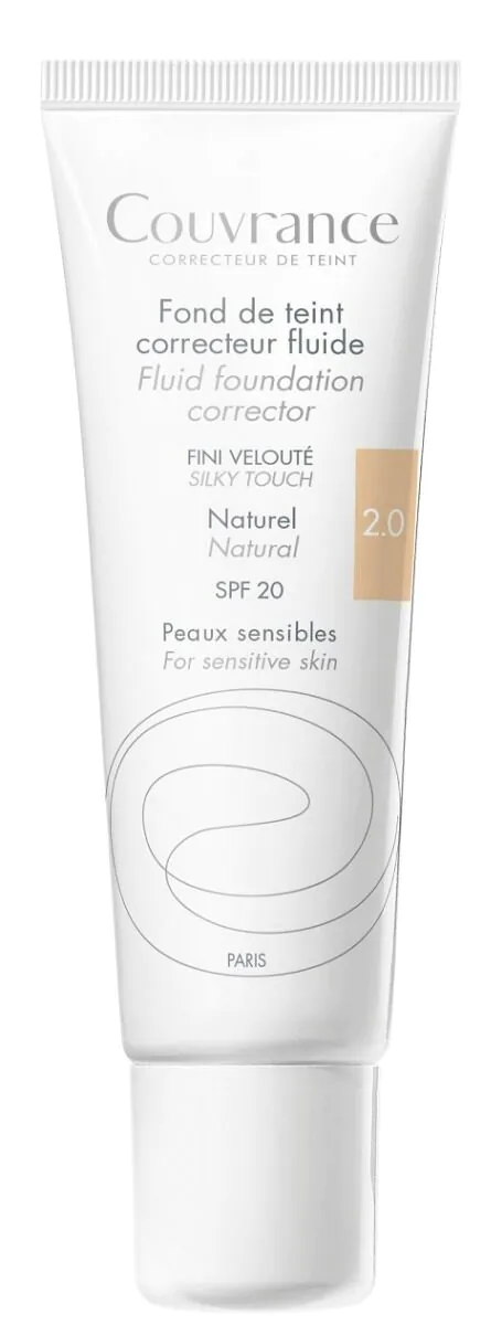 Avène Couvrance Fluid korygujący SPF20, Naturalny 2.0