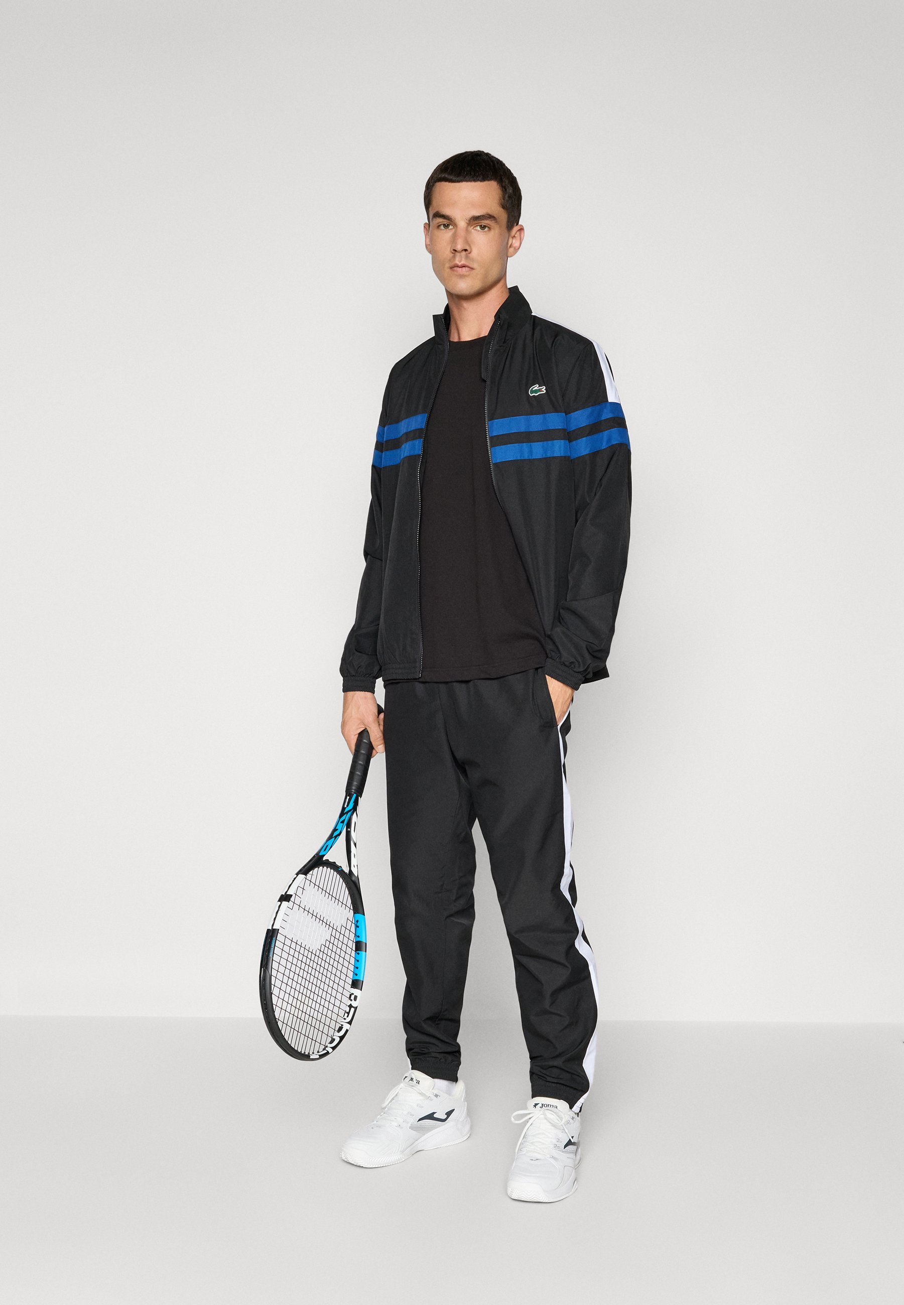Lacoste Sport TENNIS TRACKSUIT SET - Trening - black/france blue/white