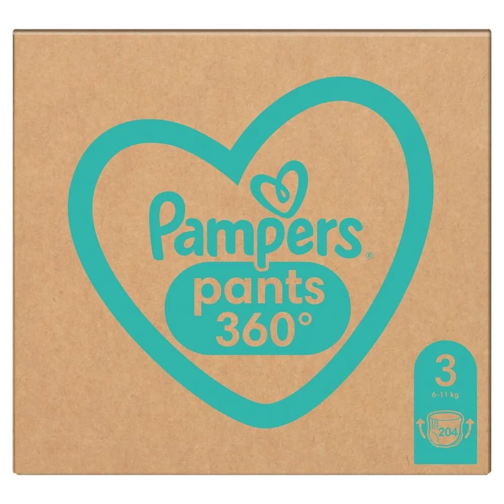 Pampers Pants Pieluchomajtki, Rozmiar 3-Midi
