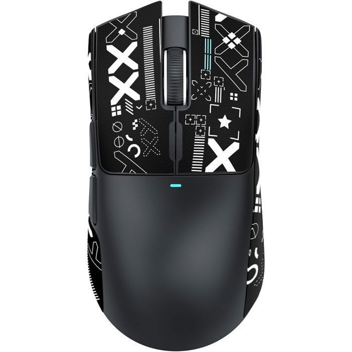 Attack Shark X11 Souris de jeu sans fil avec poignées pour PC/Mac Noir