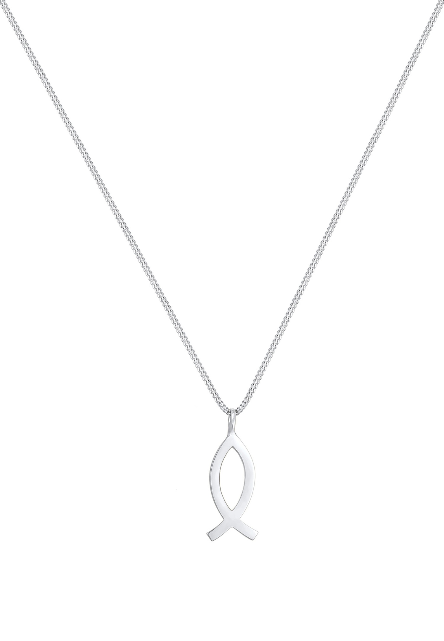 Elli Poisson Pendentif Réligion Connexion Collier Enfant - (925/1000) Argent