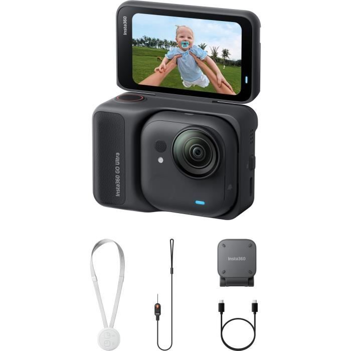Action camera - INSTA360 - Go Ultra - Kit standard - 4K - Nero