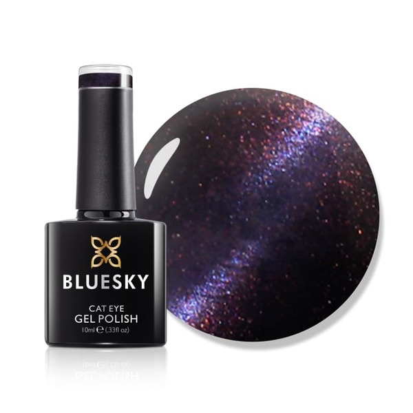 Bluesky gelový lak - kočičí oko fialový