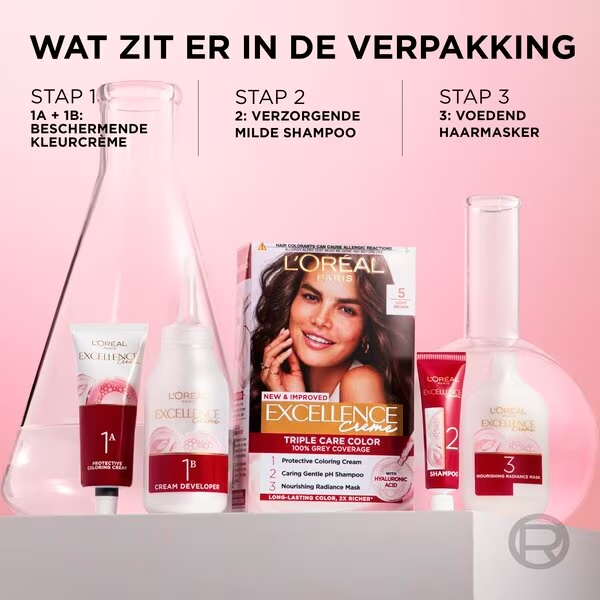 L'Oréal Paris Excellence Crème 8 svijetloplava trajna boja za kosu