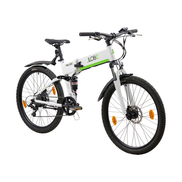 Bicicletă electrică pliabilă de munte, 27,5 inch, FML 830, albă