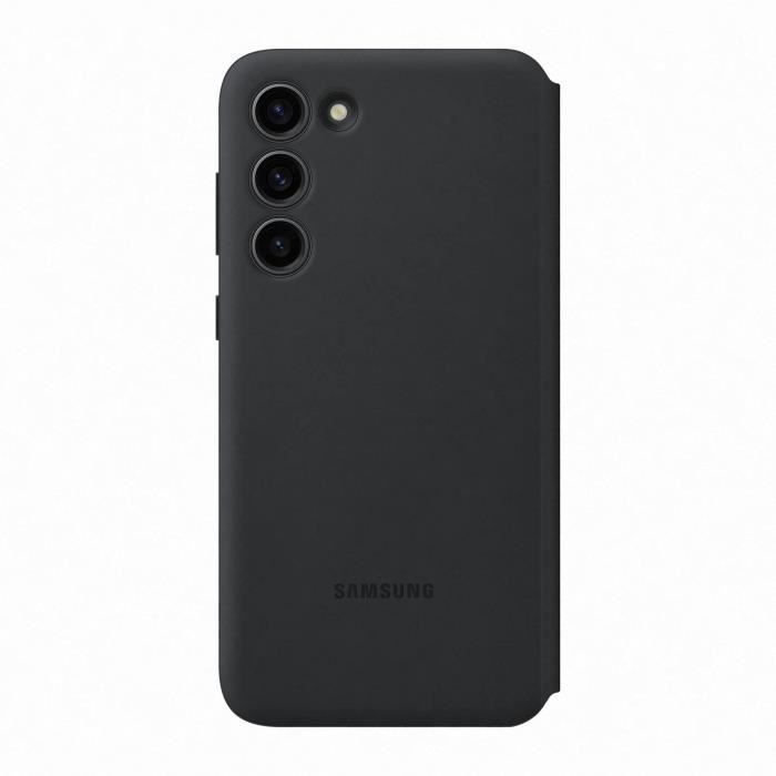 Funda Samsung Smart View con tarjetero para S23+ negra