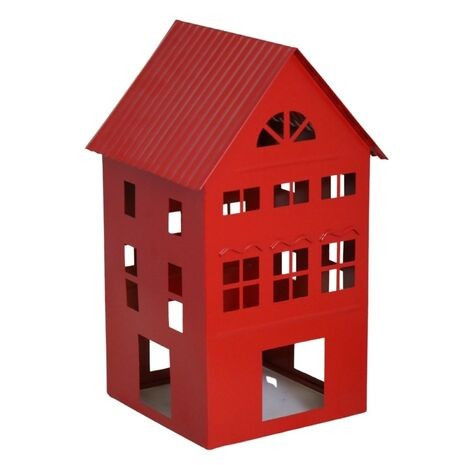 Domek metalowy czerwony 28x16 cm QUIZIL - II
