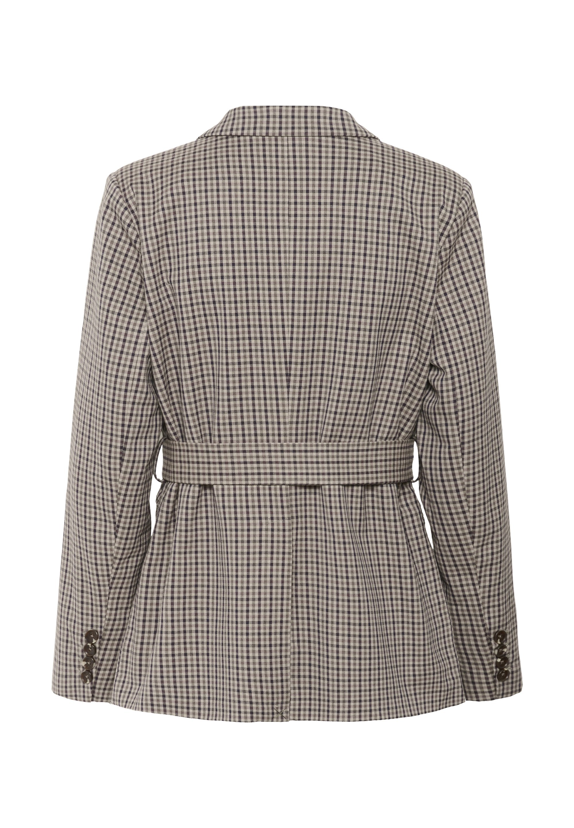 Ceinture à carreaux Culture - Blazer - carreaux marron