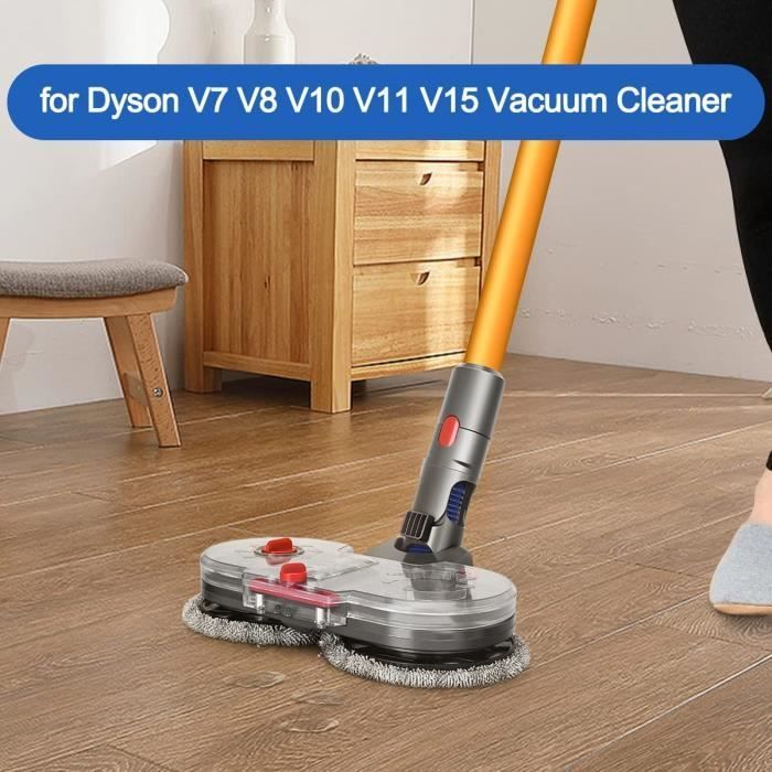 Electric Mop Head for Dyson V11 V10 V15 V8 V7 Vacuum Cleaner, Brush Head with Tank and 6 Washable Mops