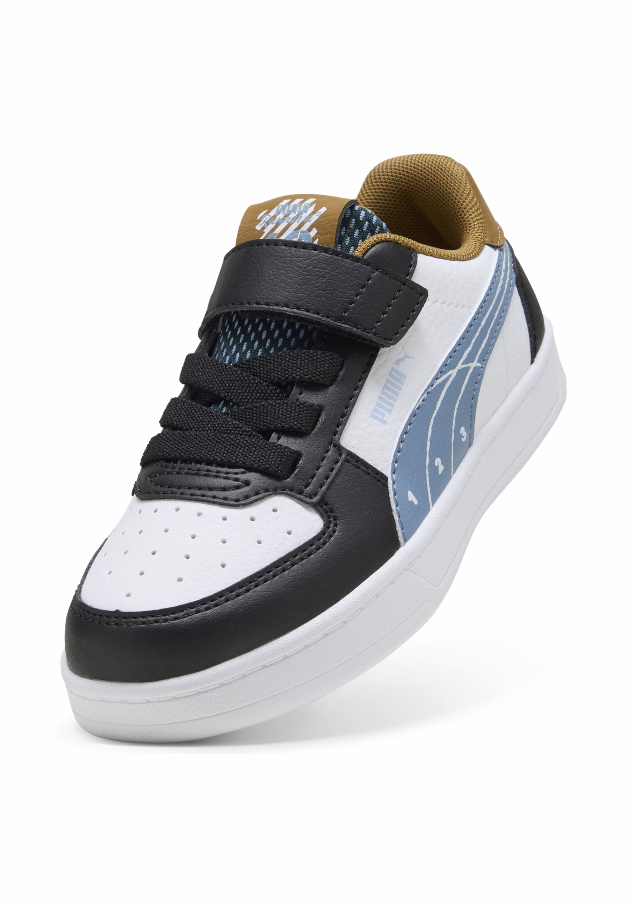 Puma CAVEN FUN Sneaker - Turnschuhe - Schwarz/Kühles Blau/Weiß