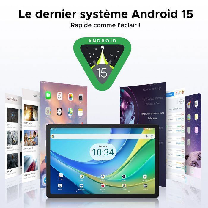 DOOGEE TAB G6+ Tablet - Android 15 Gemini AI, Unisoc T7280, 11