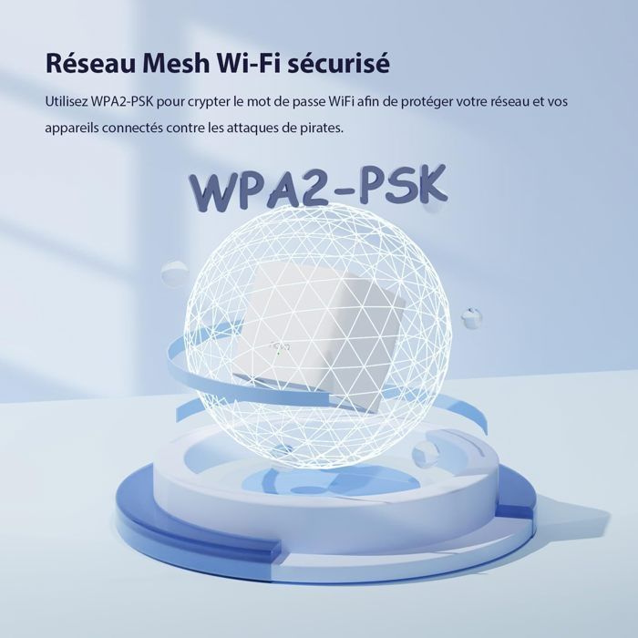 Sistema Mesh TENDA AC1200, copertura di 300 m², sostituisce ripetitori/router/adattatori Powerline, facile installazione Wi-Fi Mesh, cubi Nova MW3-3