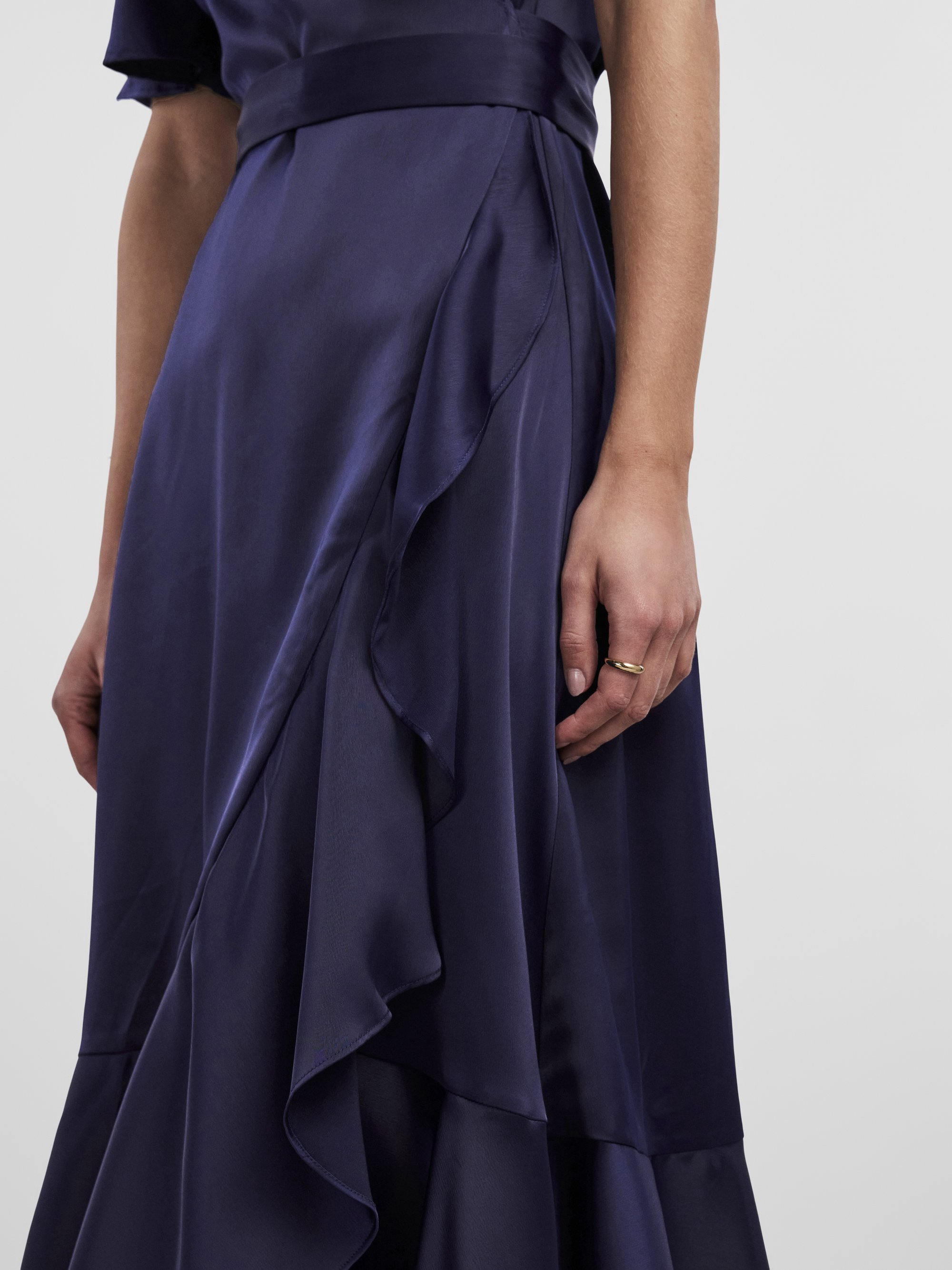 YAS YASTHEA MIDI-wikkeljurk - Feestkleding - avondblauw