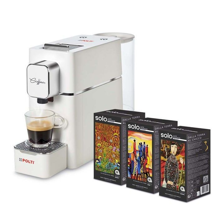 Polti Coffea S15W with 54-pod ESE espresso machine PCEU0127